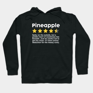 Pineapple Rating Funny Quote Hoodie